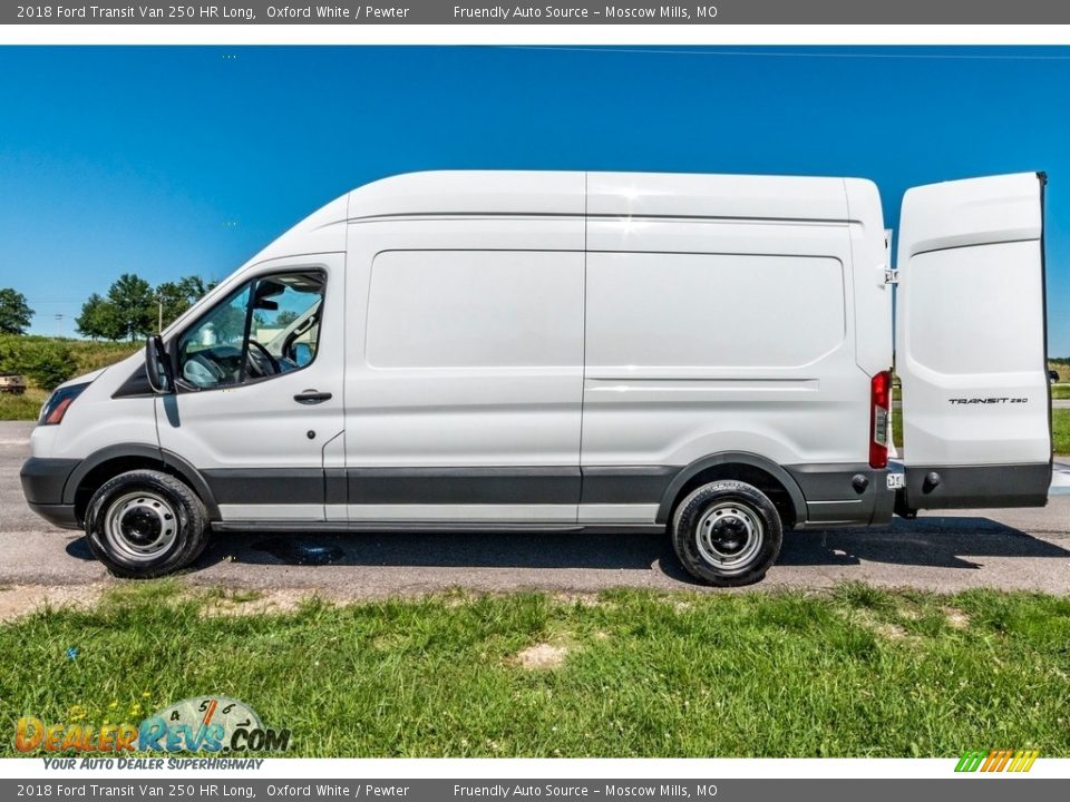 2018 Ford Transit Van 250 HR Long Oxford White / Pewter Photo #7