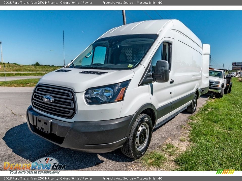 2018 Ford Transit Van 250 HR Long Oxford White / Pewter Photo #8