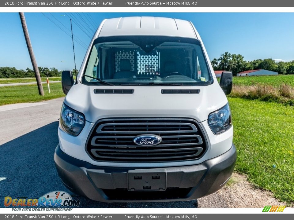 2018 Ford Transit Van 250 HR Long Oxford White / Pewter Photo #9