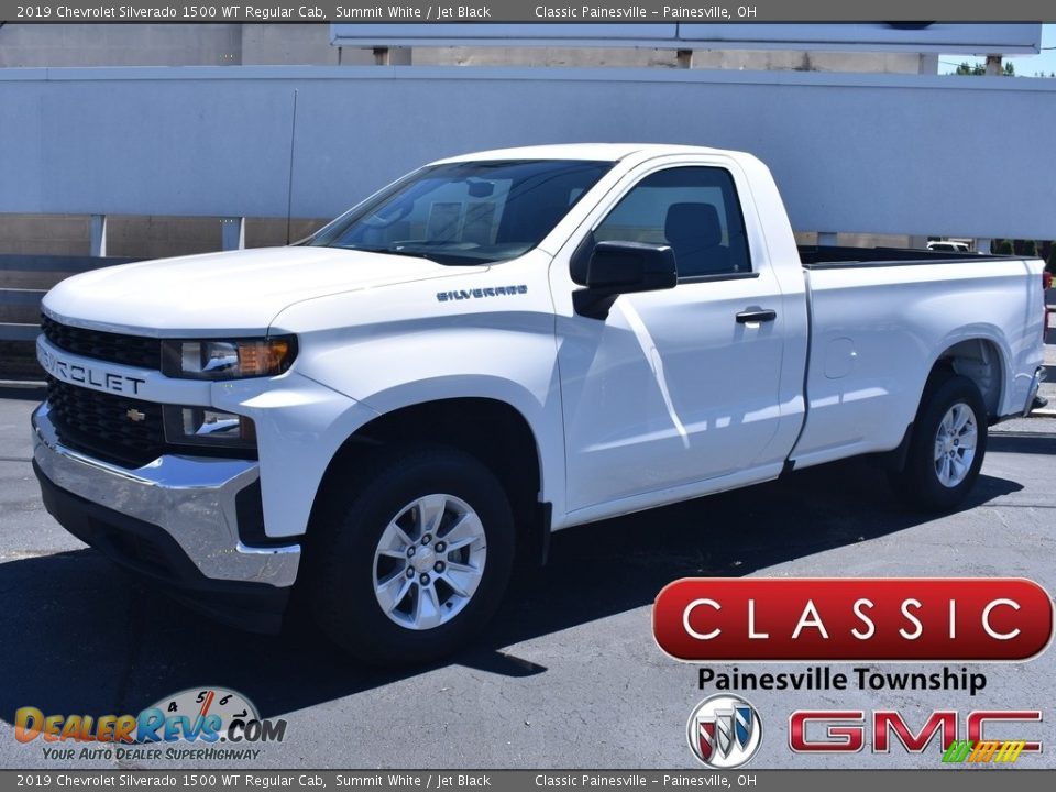 2019 Chevrolet Silverado 1500 WT Regular Cab Summit White / Jet Black Photo #1