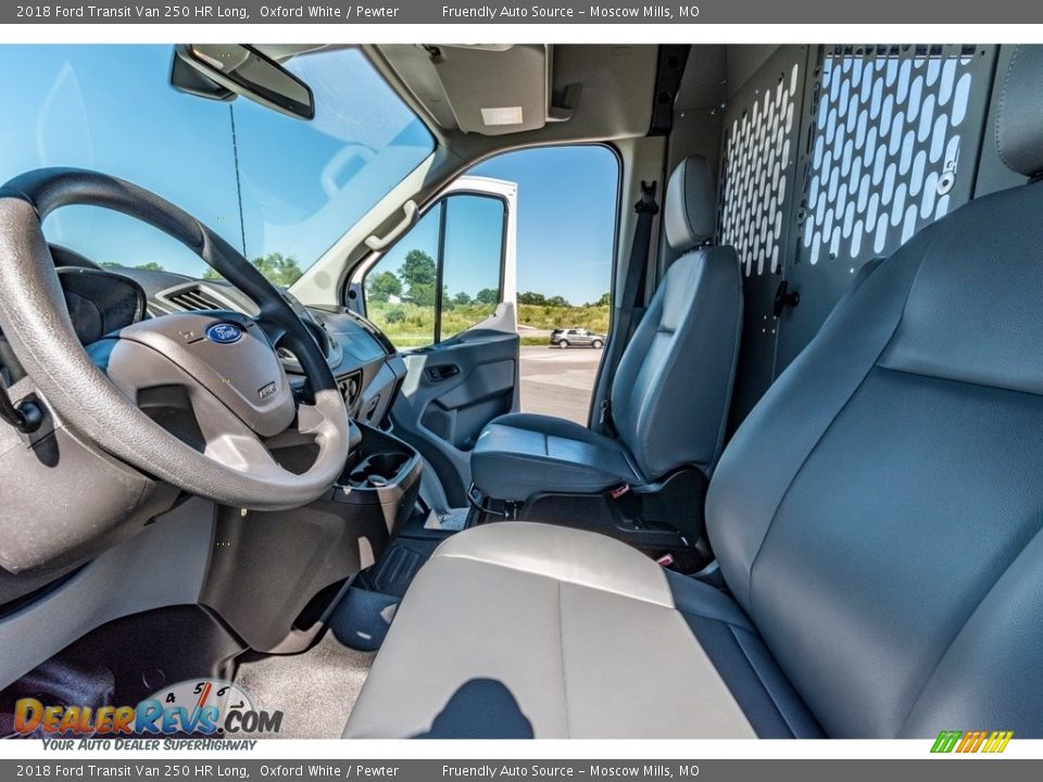 2018 Ford Transit Van 250 HR Long Oxford White / Pewter Photo #19
