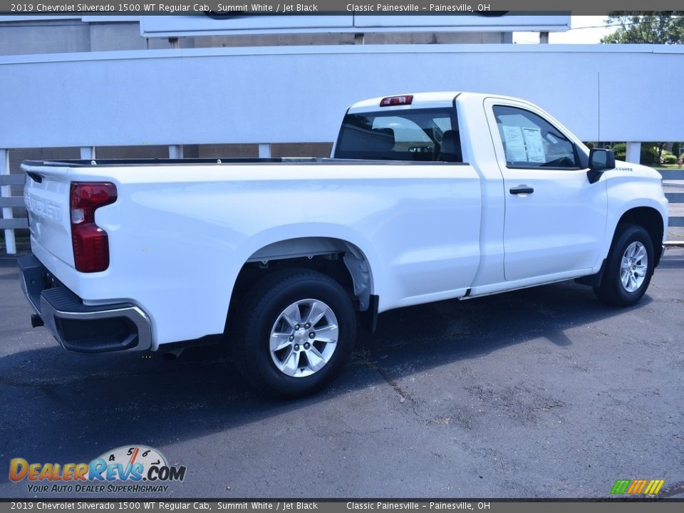 2019 Chevrolet Silverado 1500 WT Regular Cab Summit White / Jet Black Photo #2