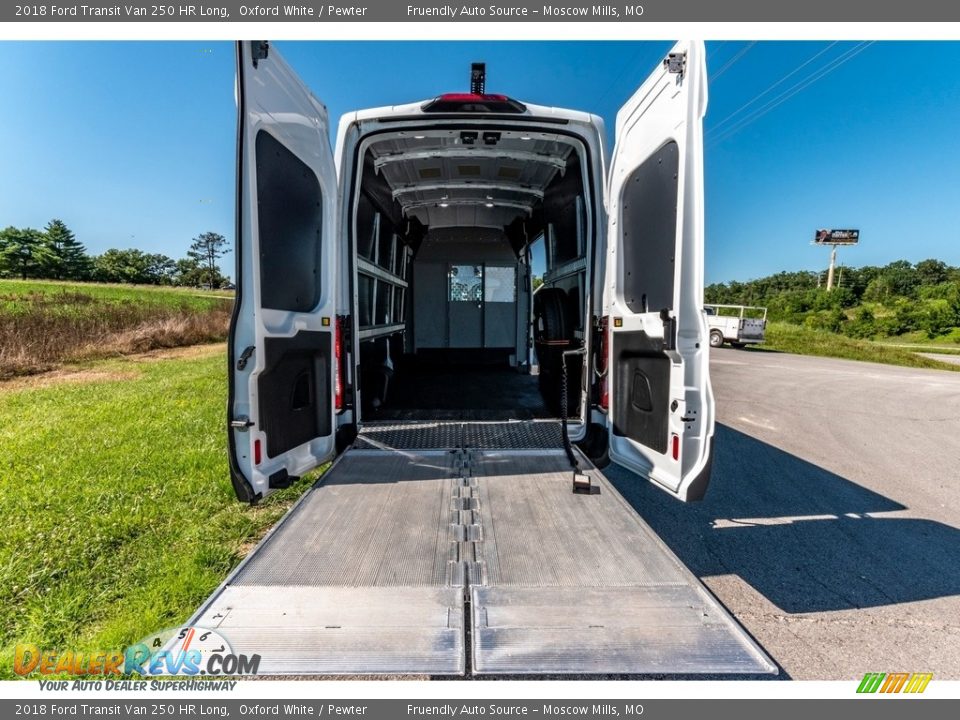 2018 Ford Transit Van 250 HR Long Oxford White / Pewter Photo #22