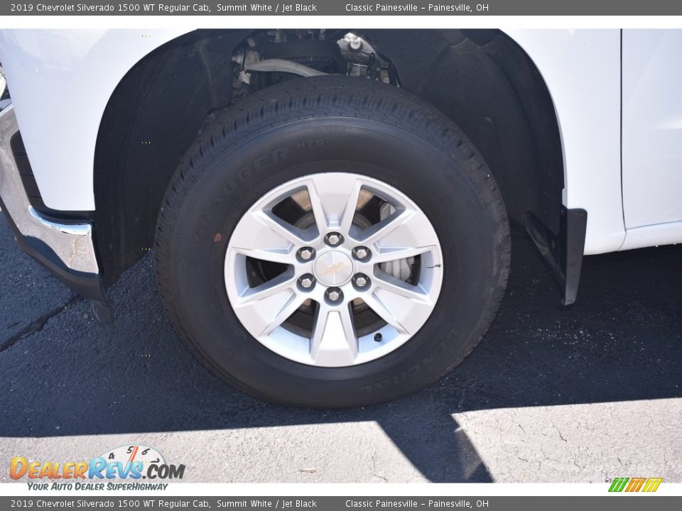 2019 Chevrolet Silverado 1500 WT Regular Cab Summit White / Jet Black Photo #5