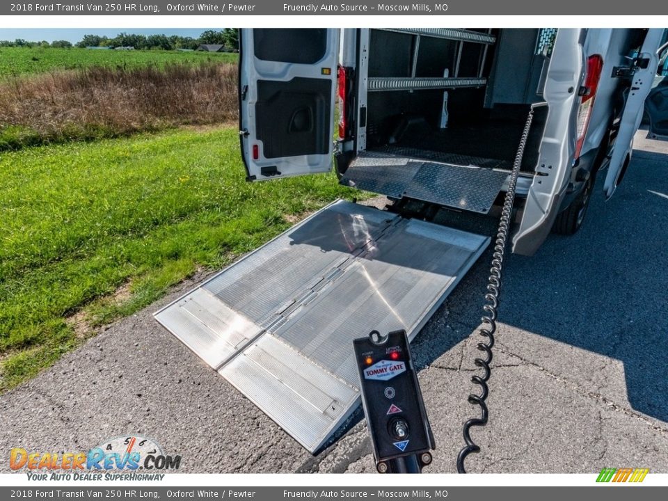 2018 Ford Transit Van 250 HR Long Oxford White / Pewter Photo #23