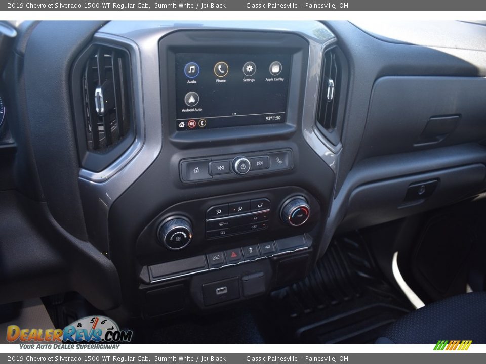 2019 Chevrolet Silverado 1500 WT Regular Cab Summit White / Jet Black Photo #11