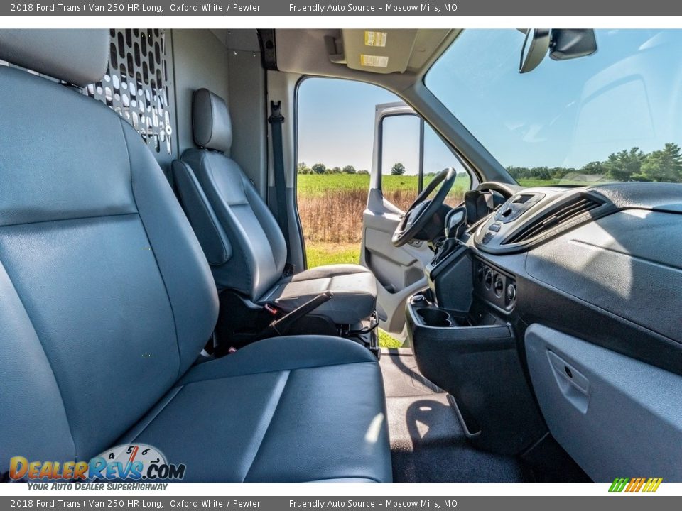 2018 Ford Transit Van 250 HR Long Oxford White / Pewter Photo #31
