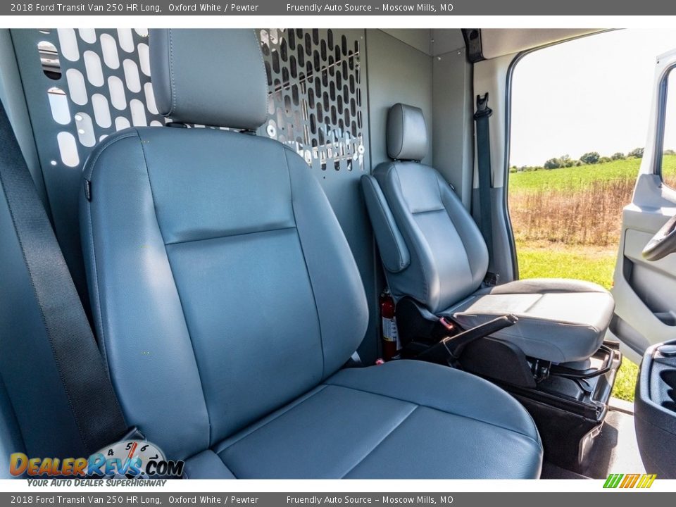 2018 Ford Transit Van 250 HR Long Oxford White / Pewter Photo #32