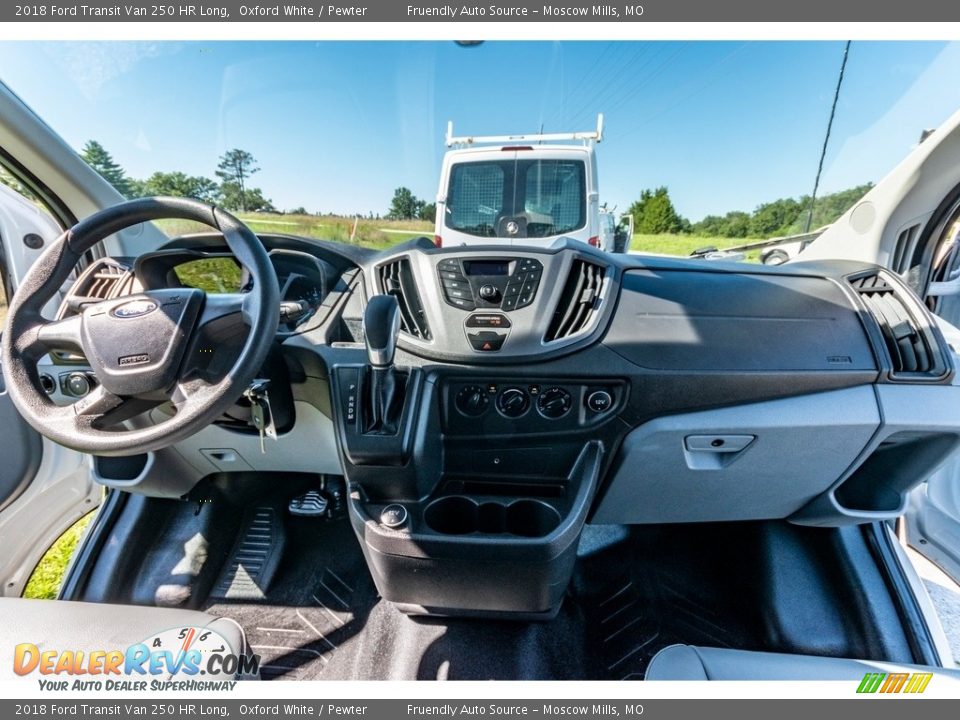 2018 Ford Transit Van 250 HR Long Oxford White / Pewter Photo #33