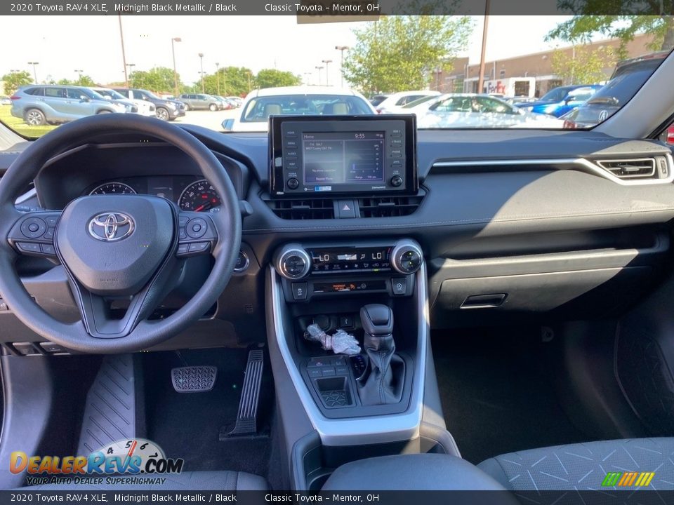 2020 Toyota RAV4 XLE Midnight Black Metallic / Black Photo #4