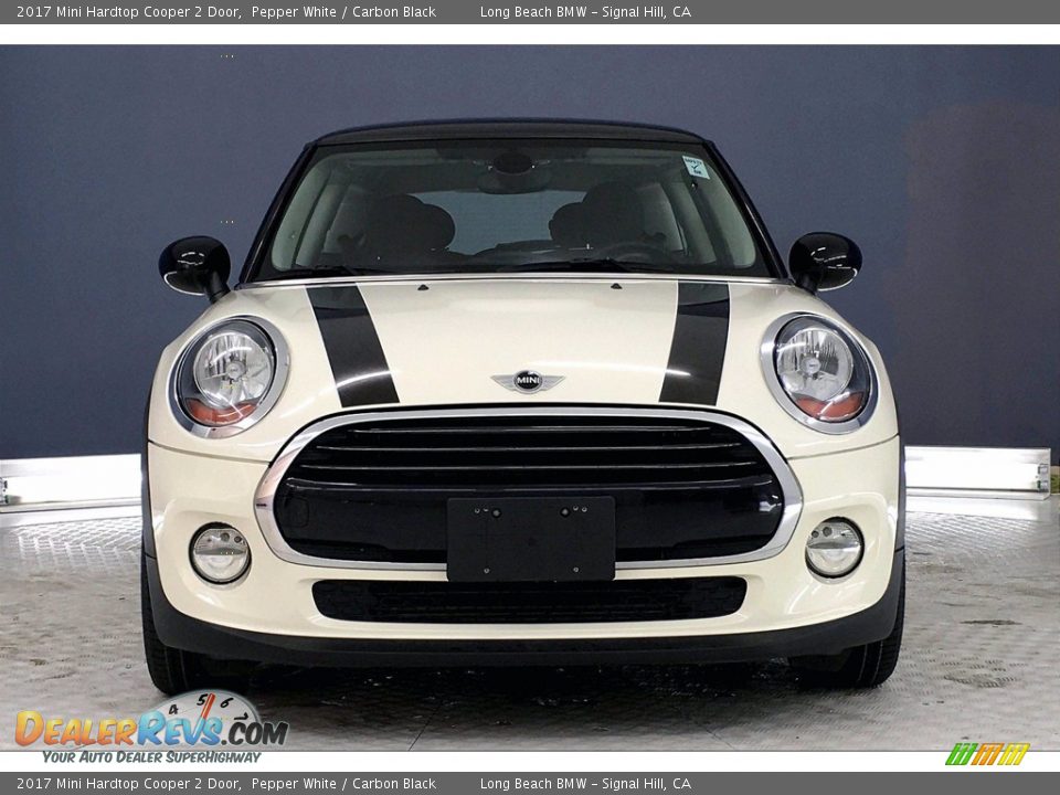 2017 Mini Hardtop Cooper 2 Door Pepper White / Carbon Black Photo #2