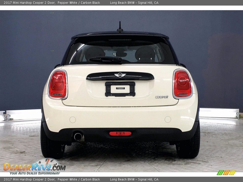 2017 Mini Hardtop Cooper 2 Door Pepper White / Carbon Black Photo #3