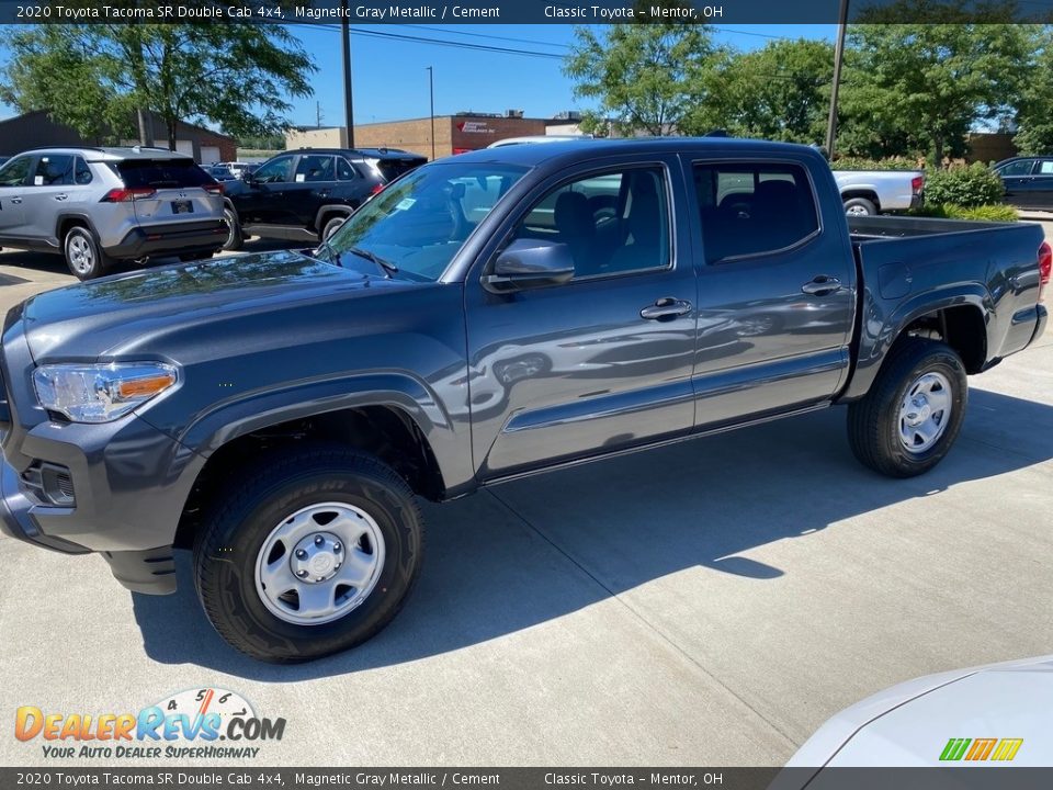 2020 Toyota Tacoma SR Double Cab 4x4 Magnetic Gray Metallic / Cement Photo #1