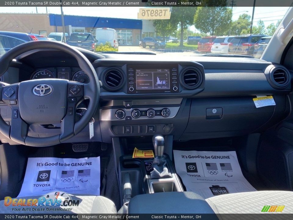 2020 Toyota Tacoma SR Double Cab 4x4 Magnetic Gray Metallic / Cement Photo #4