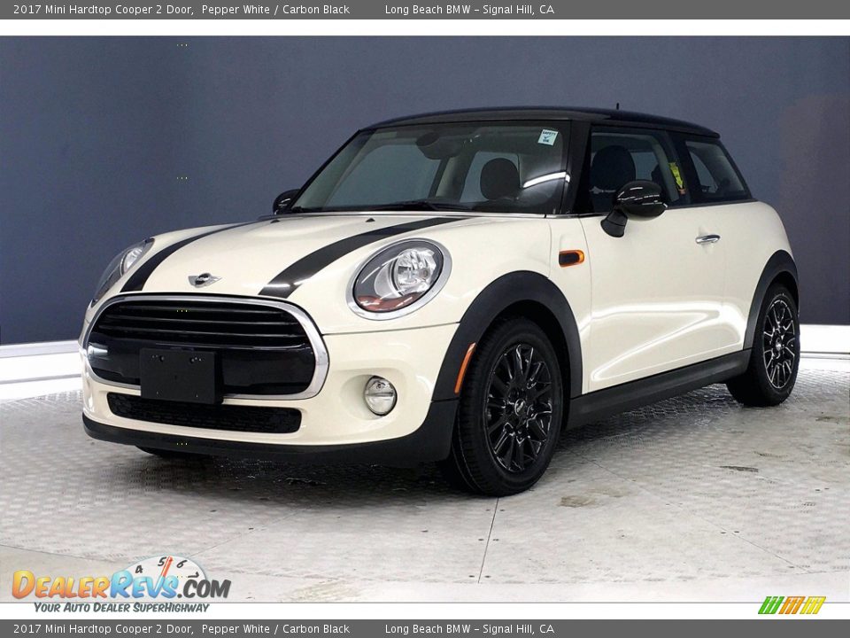 2017 Mini Hardtop Cooper 2 Door Pepper White / Carbon Black Photo #12