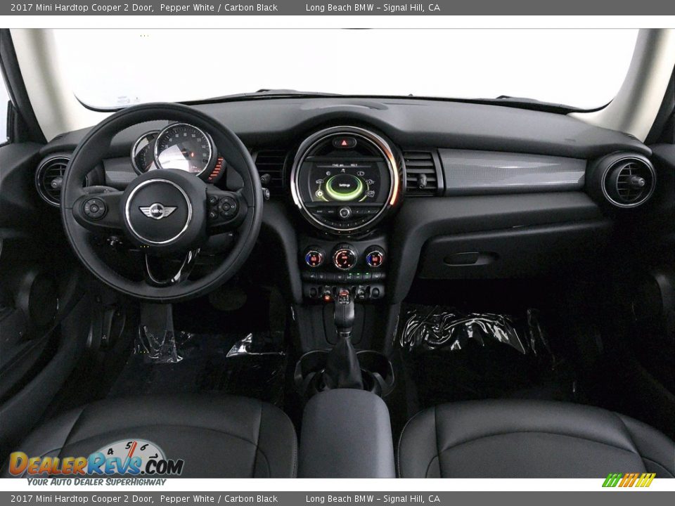 2017 Mini Hardtop Cooper 2 Door Pepper White / Carbon Black Photo #15