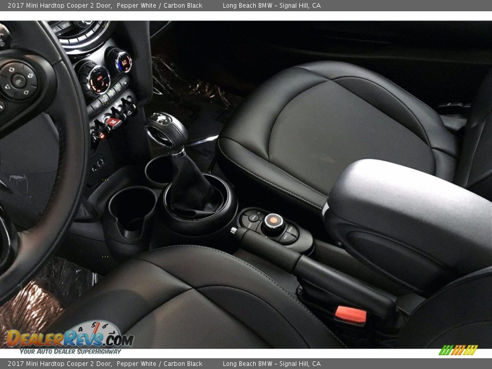 2017 Mini Hardtop Cooper 2 Door Pepper White / Carbon Black Photo #16