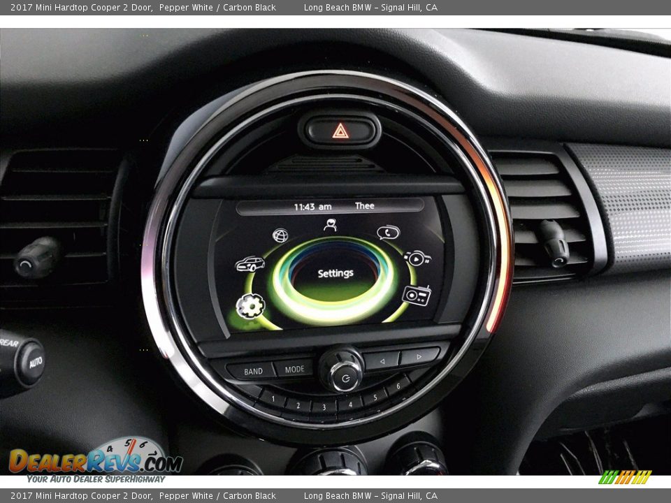 2017 Mini Hardtop Cooper 2 Door Pepper White / Carbon Black Photo #17