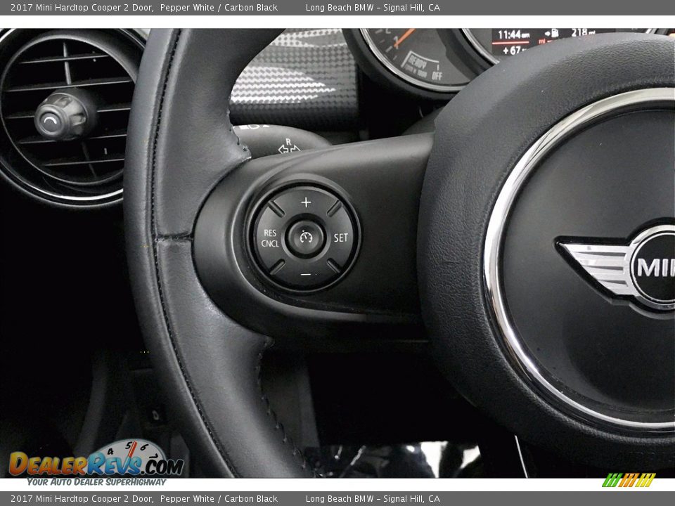 2017 Mini Hardtop Cooper 2 Door Pepper White / Carbon Black Photo #18