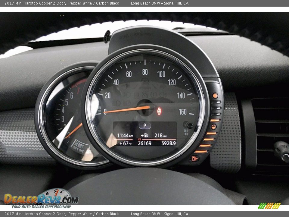 2017 Mini Hardtop Cooper 2 Door Pepper White / Carbon Black Photo #20