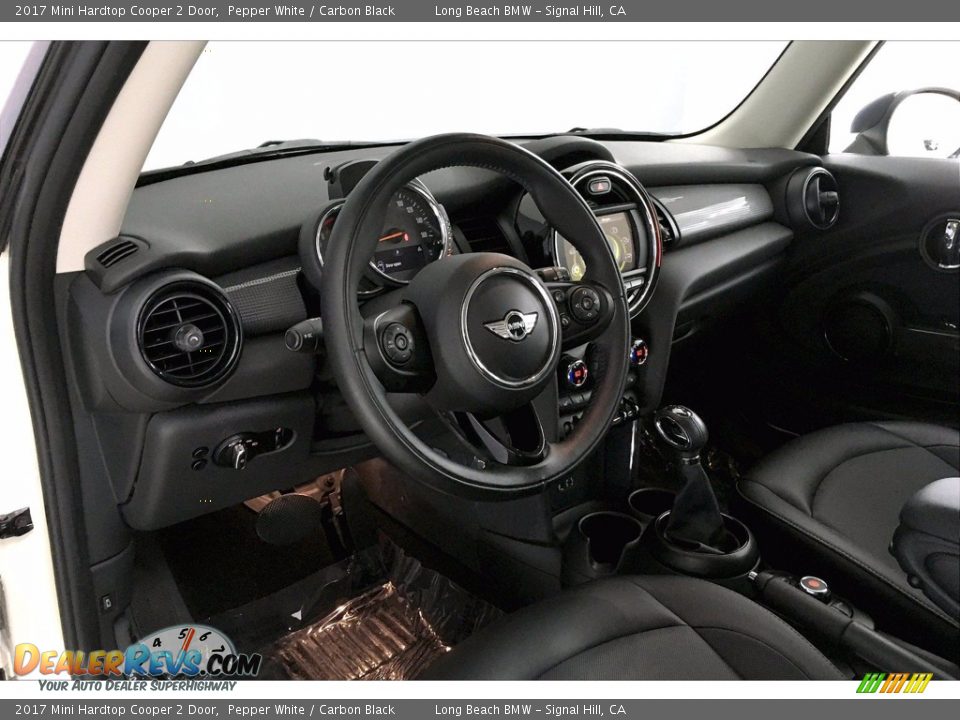 2017 Mini Hardtop Cooper 2 Door Pepper White / Carbon Black Photo #21