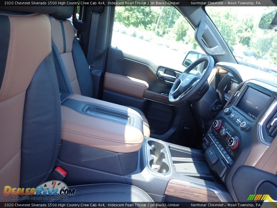 2020 Chevrolet Silverado 1500 High Country Crew Cab 4x4 Iridescent Pearl Tricoat / Jet Black/­Umber Photo #9