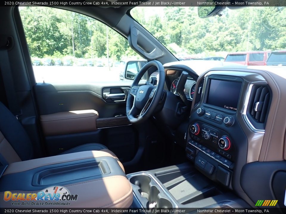 2020 Chevrolet Silverado 1500 High Country Crew Cab 4x4 Iridescent Pearl Tricoat / Jet Black/­Umber Photo #10