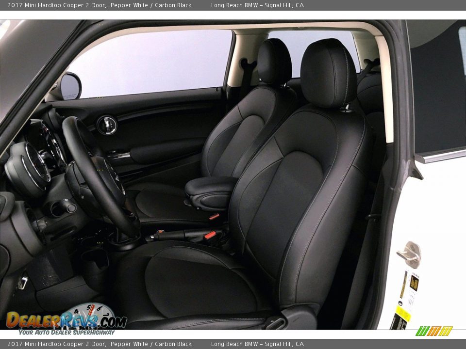 2017 Mini Hardtop Cooper 2 Door Pepper White / Carbon Black Photo #27
