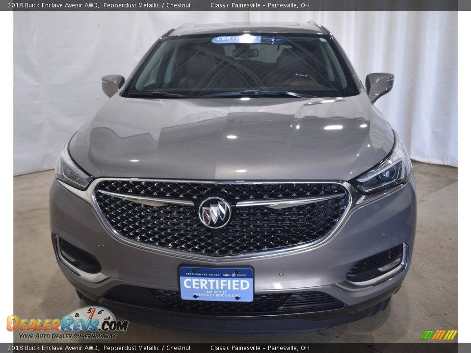 2018 Buick Enclave Avenir AWD Pepperdust Metallic / Chestnut Photo #4