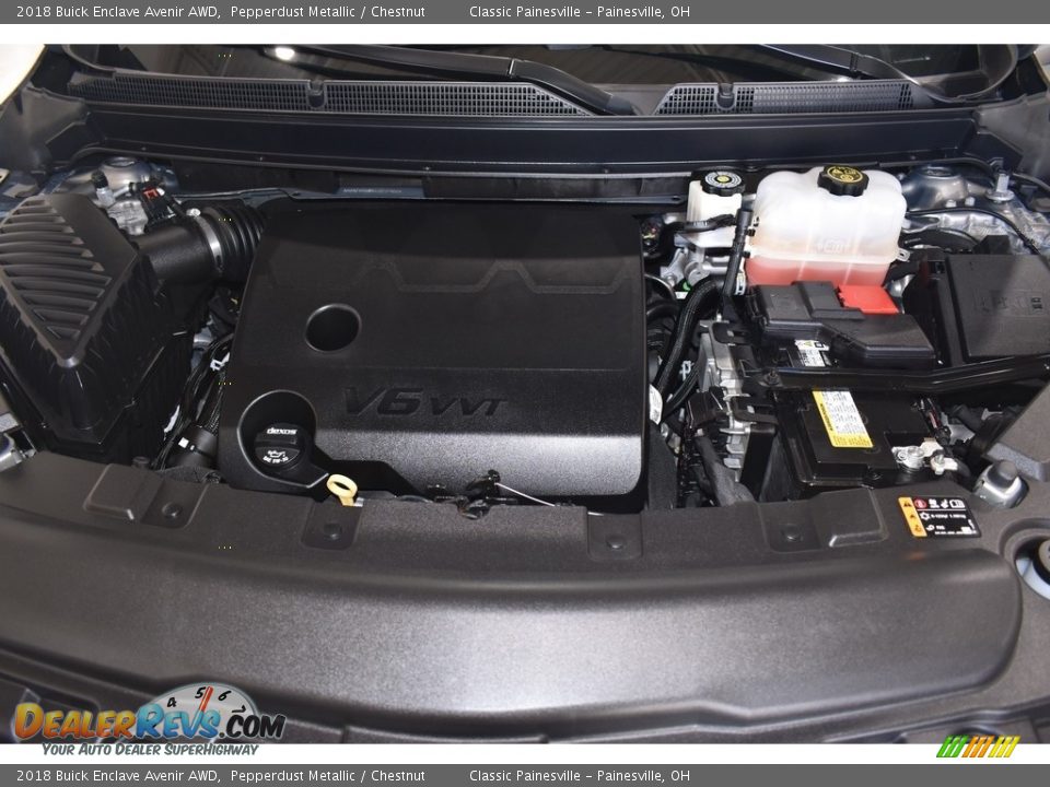 2018 Buick Enclave Avenir AWD Pepperdust Metallic / Chestnut Photo #6