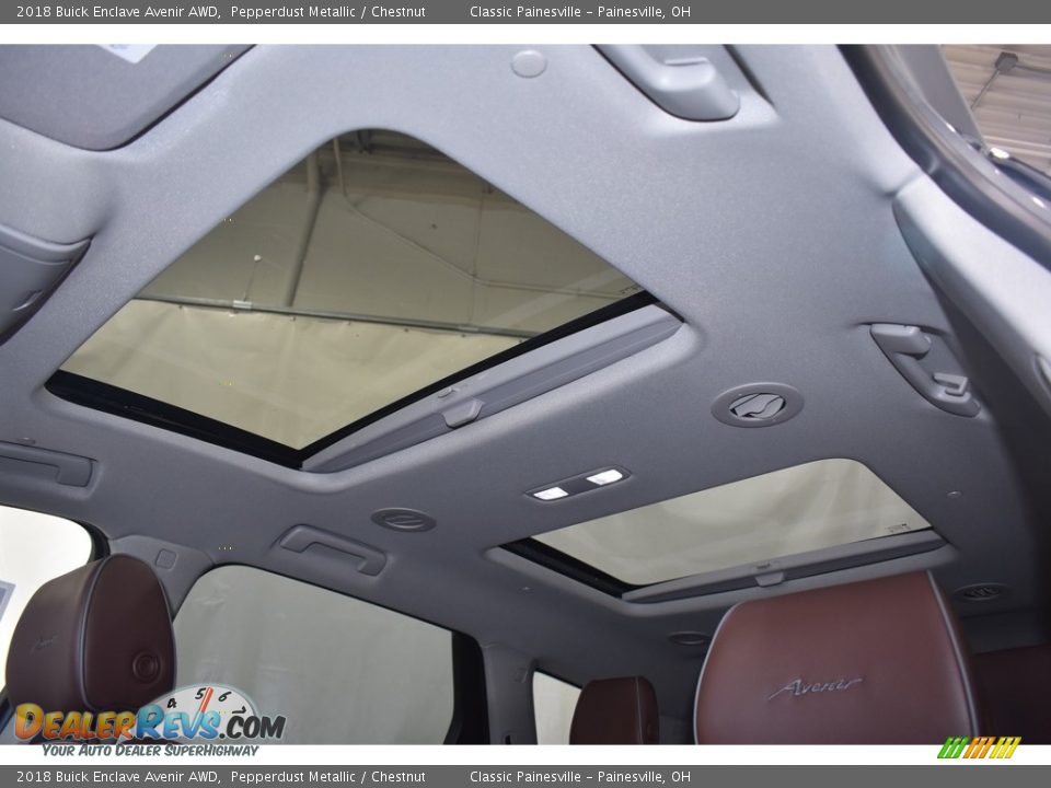 2018 Buick Enclave Avenir AWD Pepperdust Metallic / Chestnut Photo #7
