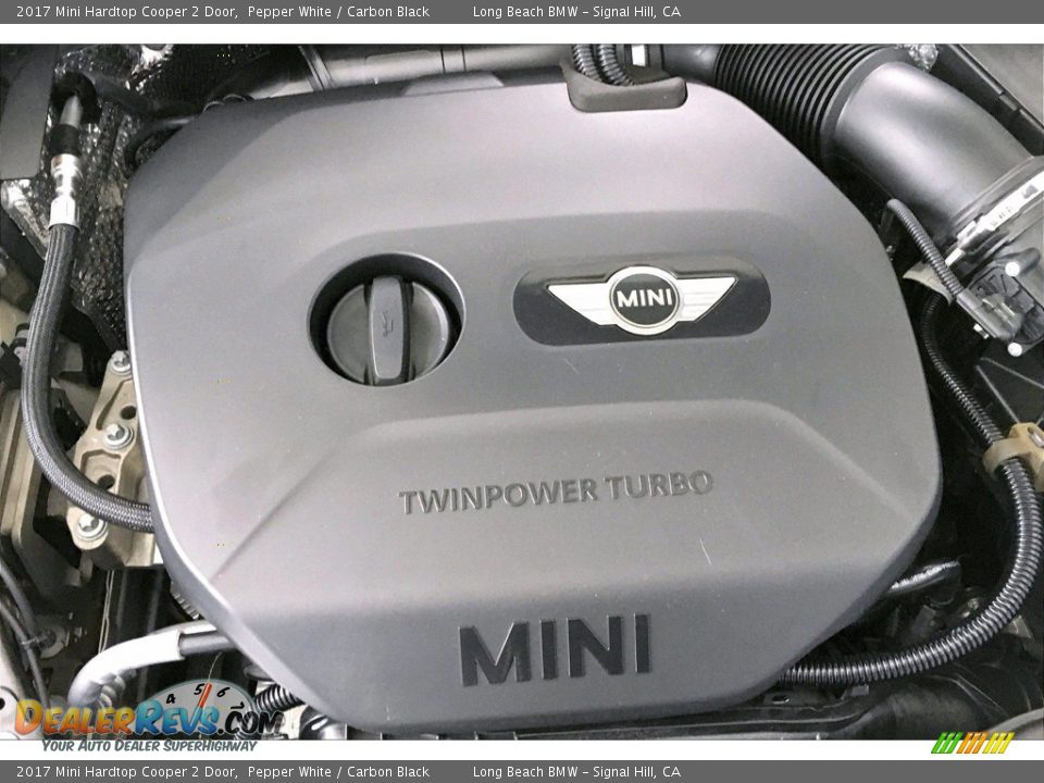 2017 Mini Hardtop Cooper 2 Door Pepper White / Carbon Black Photo #33