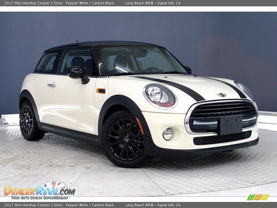 2017 Mini Hardtop Cooper 2 Door Pepper White / Carbon Black Photo #35