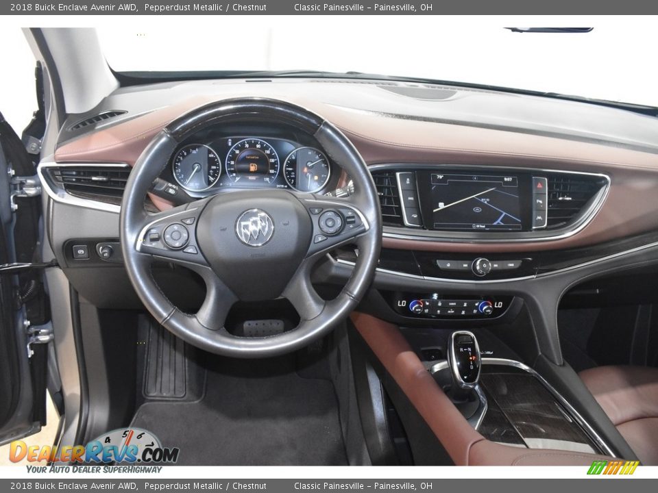 2018 Buick Enclave Avenir AWD Pepperdust Metallic / Chestnut Photo #15
