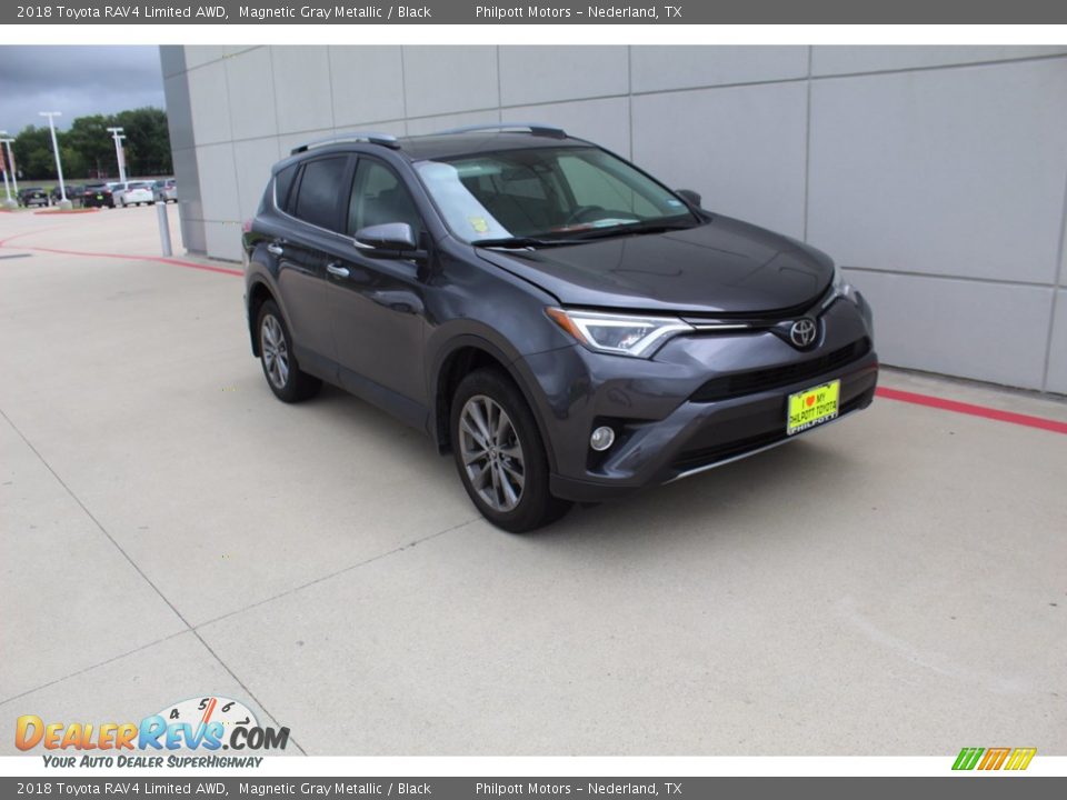 2018 Toyota RAV4 Limited AWD Magnetic Gray Metallic / Black Photo #2