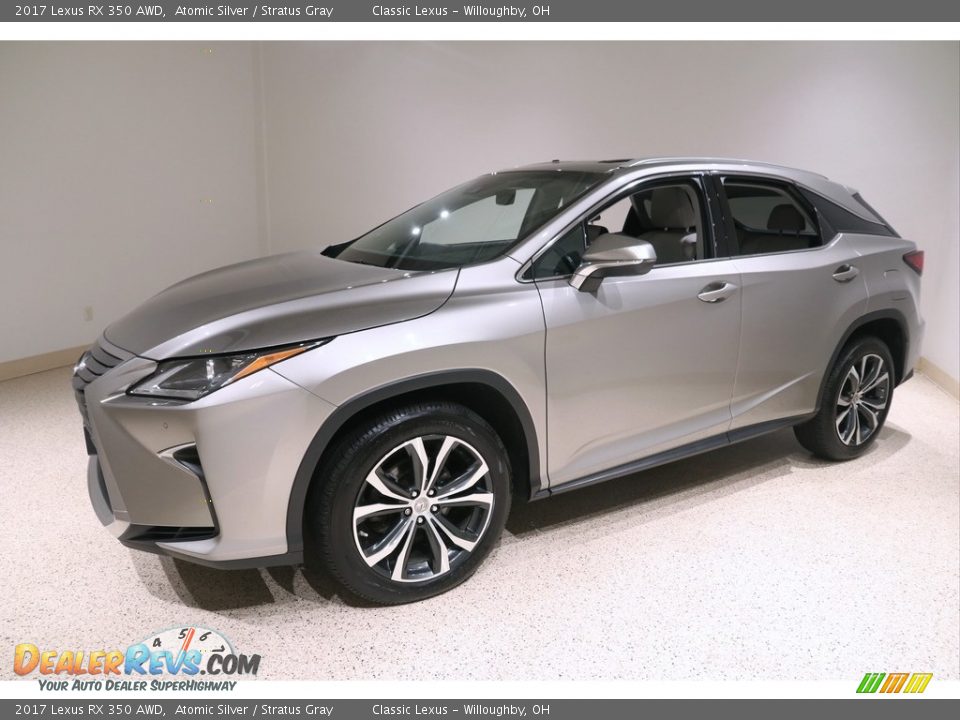 2017 Lexus RX 350 AWD Atomic Silver / Stratus Gray Photo #3