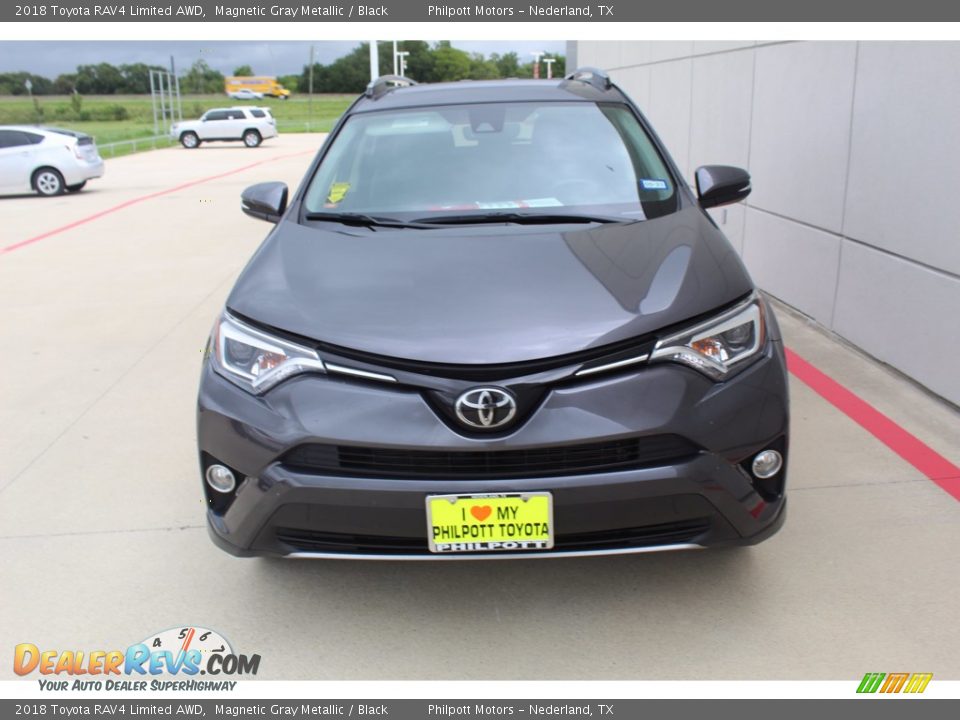 2018 Toyota RAV4 Limited AWD Magnetic Gray Metallic / Black Photo #3