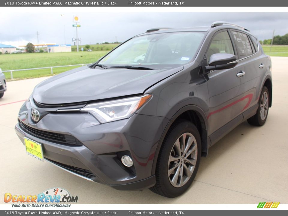 2018 Toyota RAV4 Limited AWD Magnetic Gray Metallic / Black Photo #4