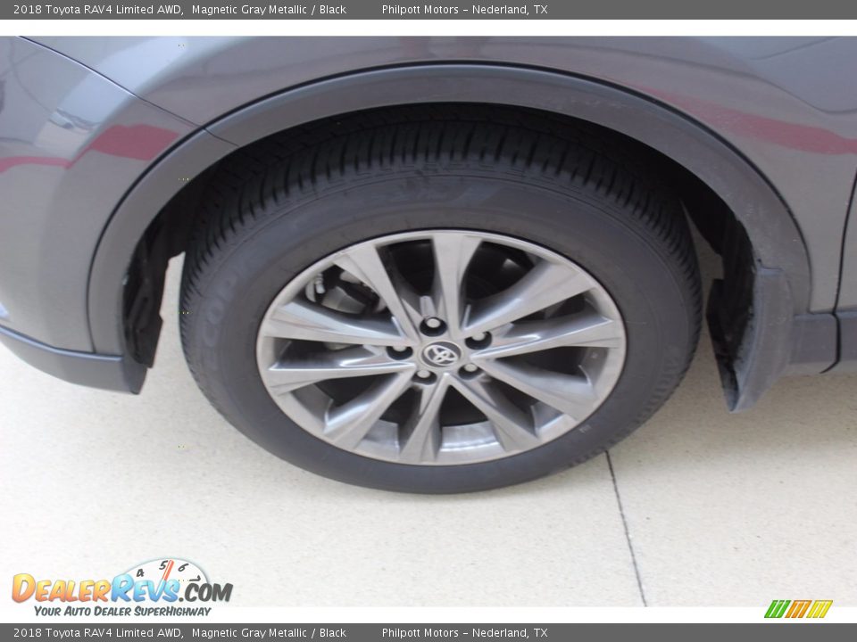 2018 Toyota RAV4 Limited AWD Magnetic Gray Metallic / Black Photo #5