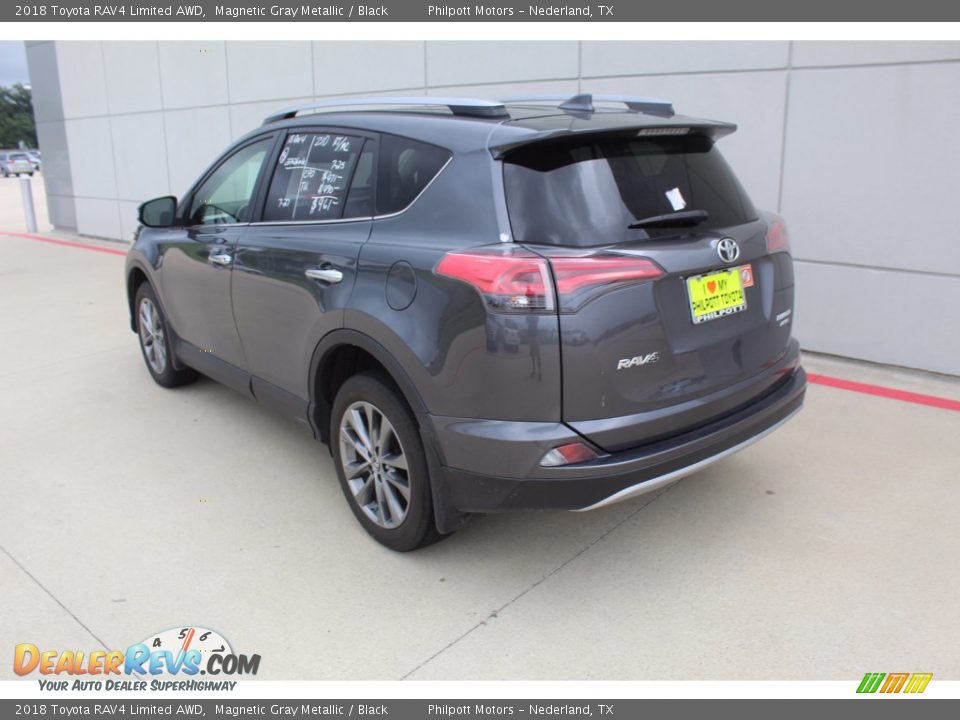 2018 Toyota RAV4 Limited AWD Magnetic Gray Metallic / Black Photo #6