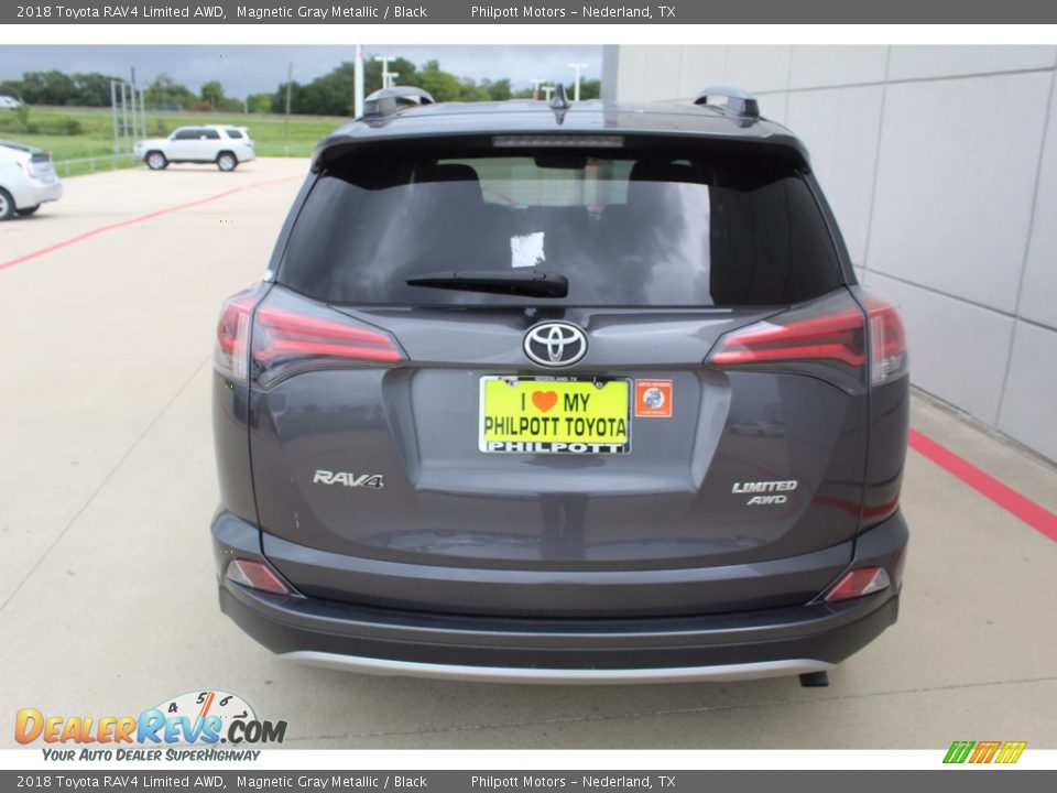 2018 Toyota RAV4 Limited AWD Magnetic Gray Metallic / Black Photo #7
