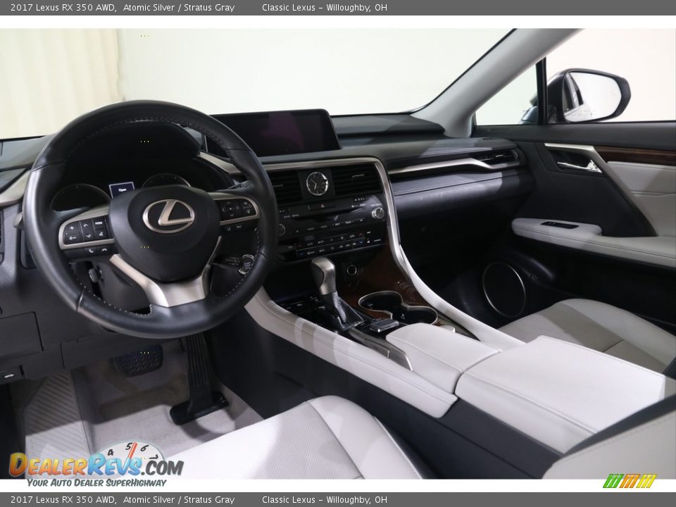 2017 Lexus RX 350 AWD Atomic Silver / Stratus Gray Photo #9