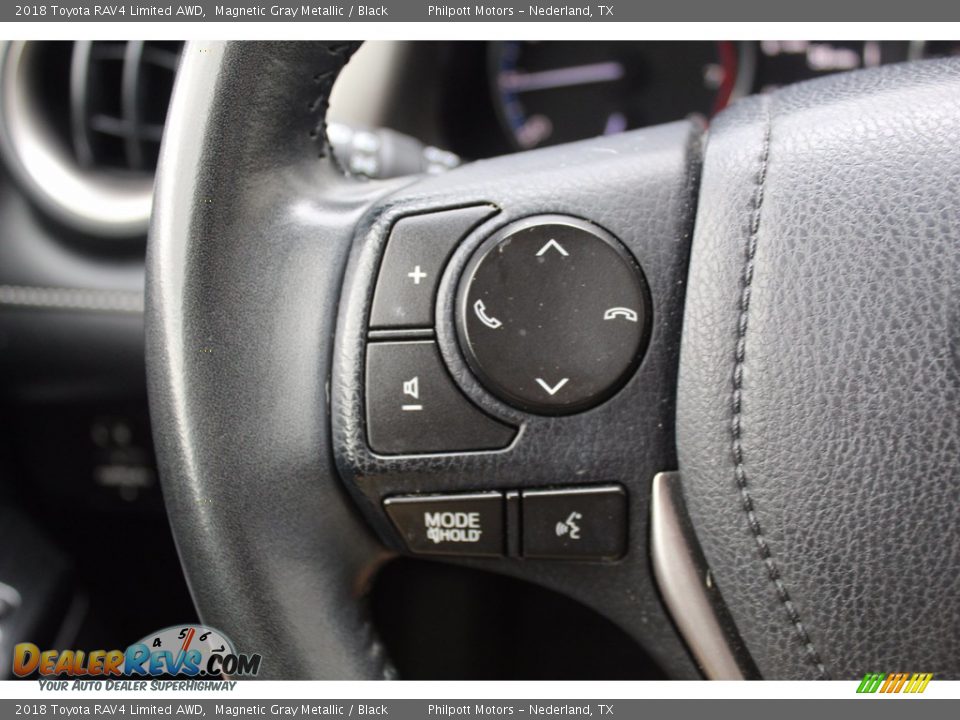 2018 Toyota RAV4 Limited AWD Magnetic Gray Metallic / Black Photo #11