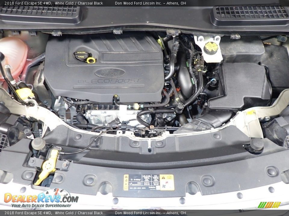 2018 Ford Escape SE 4WD White Gold / Charcoal Black Photo #6