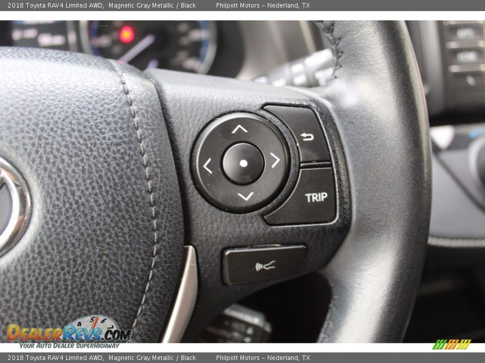 2018 Toyota RAV4 Limited AWD Magnetic Gray Metallic / Black Photo #12