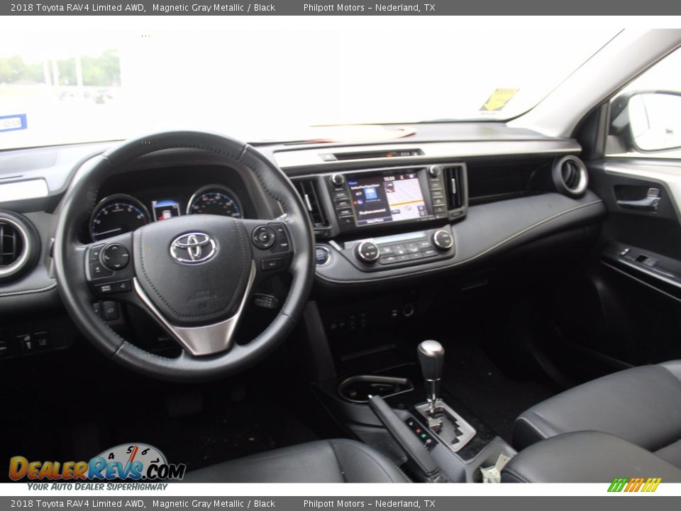 2018 Toyota RAV4 Limited AWD Magnetic Gray Metallic / Black Photo #22