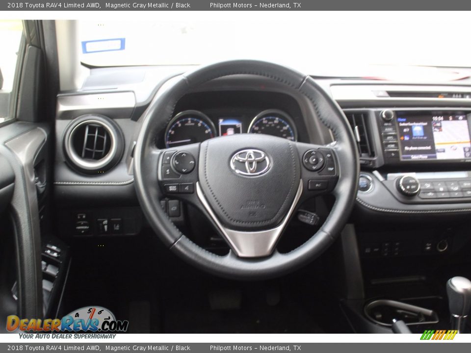 2018 Toyota RAV4 Limited AWD Magnetic Gray Metallic / Black Photo #23