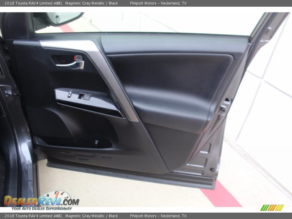 2018 Toyota RAV4 Limited AWD Magnetic Gray Metallic / Black Photo #28