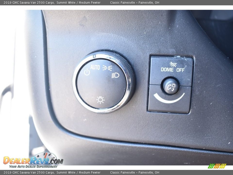 2019 GMC Savana Van 2500 Cargo Summit White / Medium Pewter Photo #11