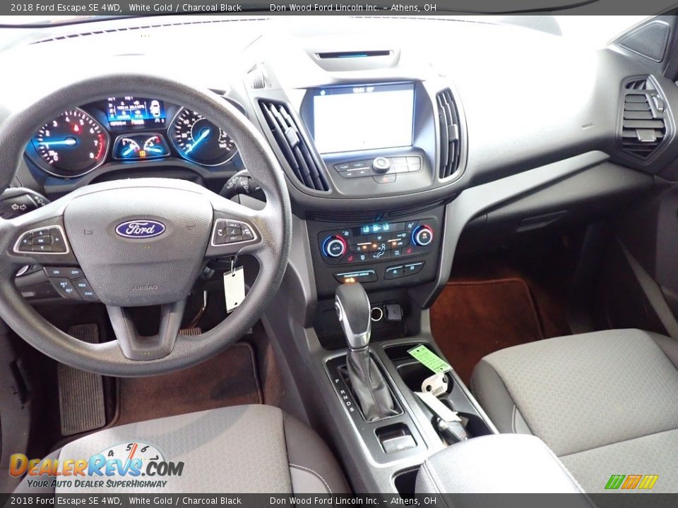 2018 Ford Escape SE 4WD White Gold / Charcoal Black Photo #30